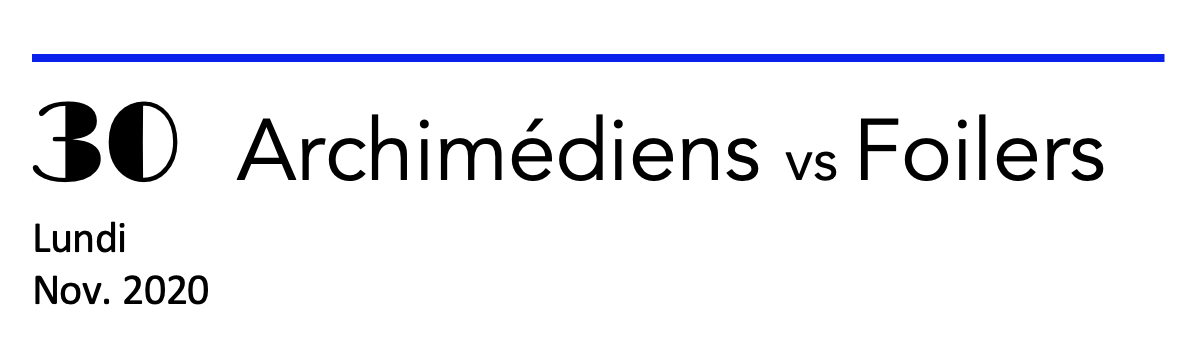 ARCHIMEDIENS FOILERS HYBRIDES